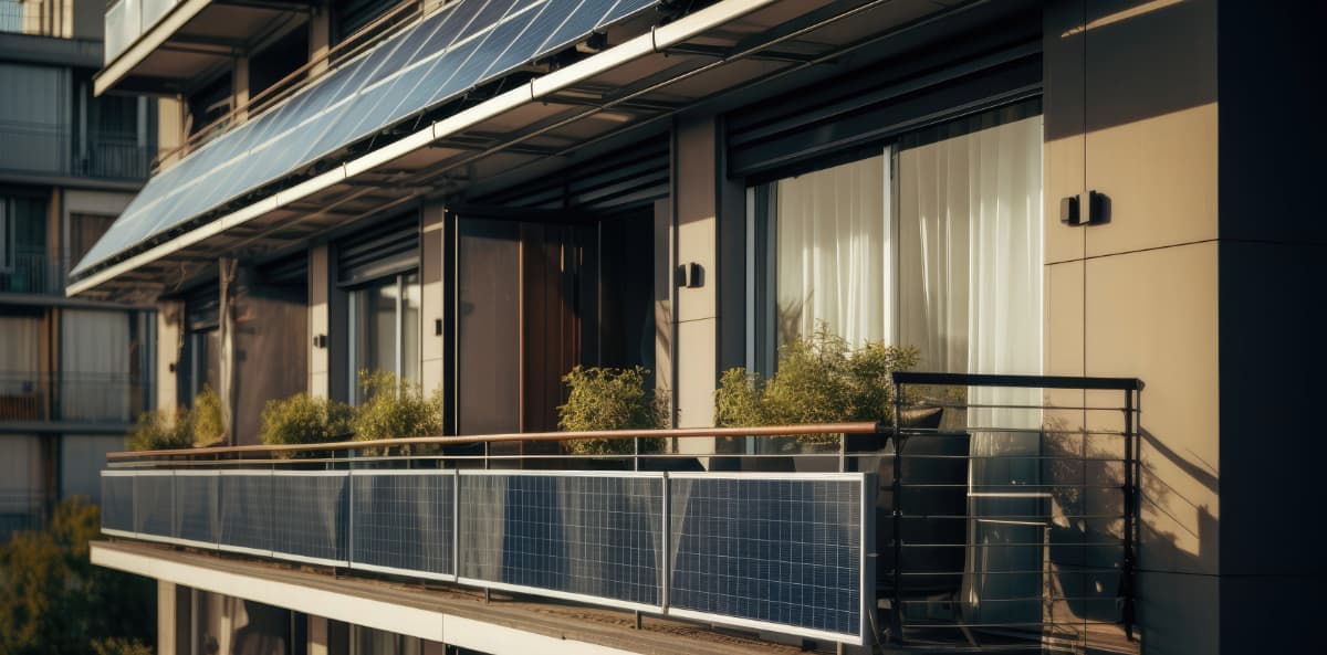 panneaux solaires balcon